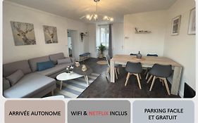 Triplex Carnot - Proche Docks 76, Kindarena Et Centre Ville De Rouen - Stationnement Gratuit - Netflix - Wifi